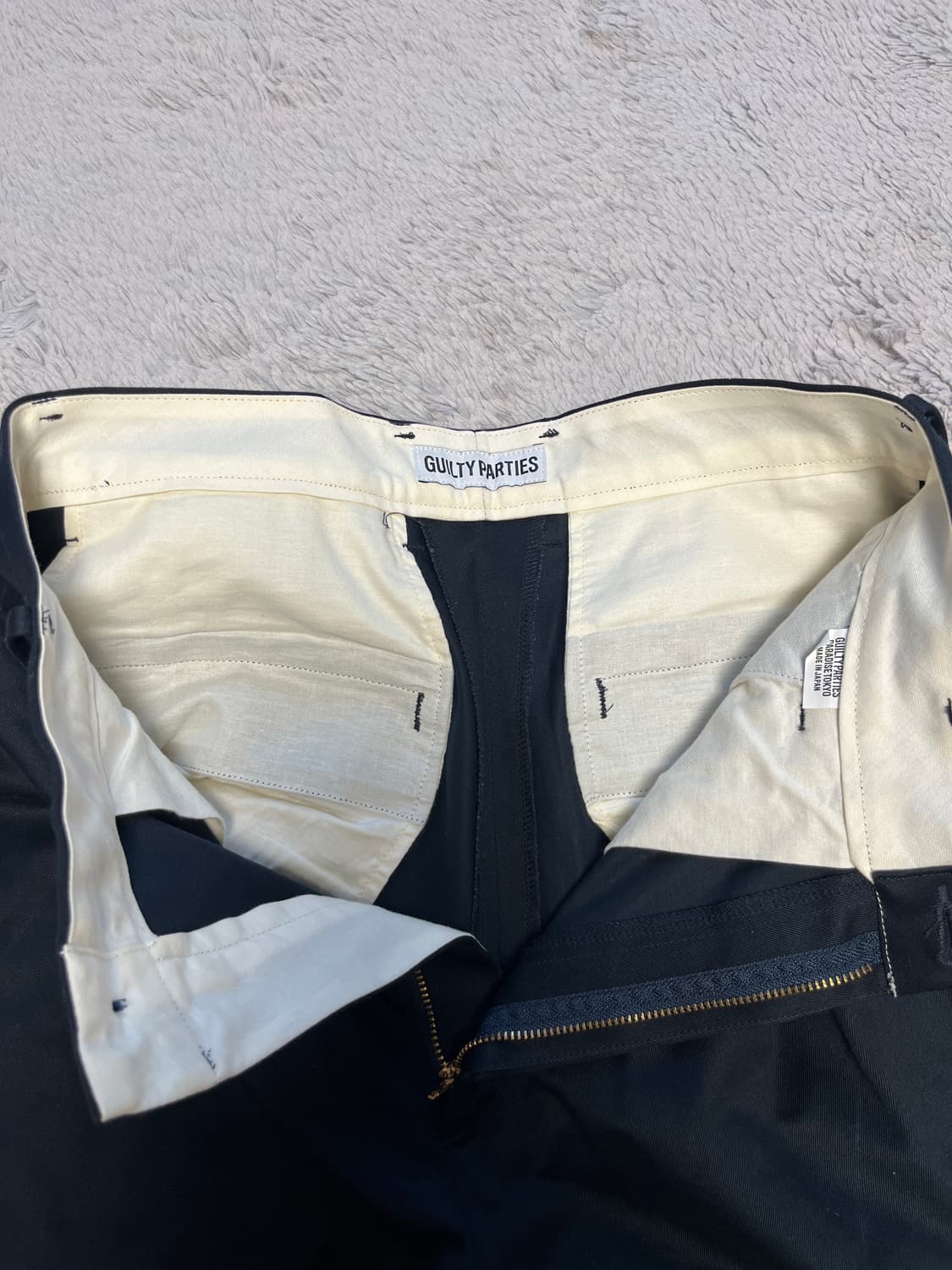 와코마리아 플리츠 팬츠 [S] 상품이미지4