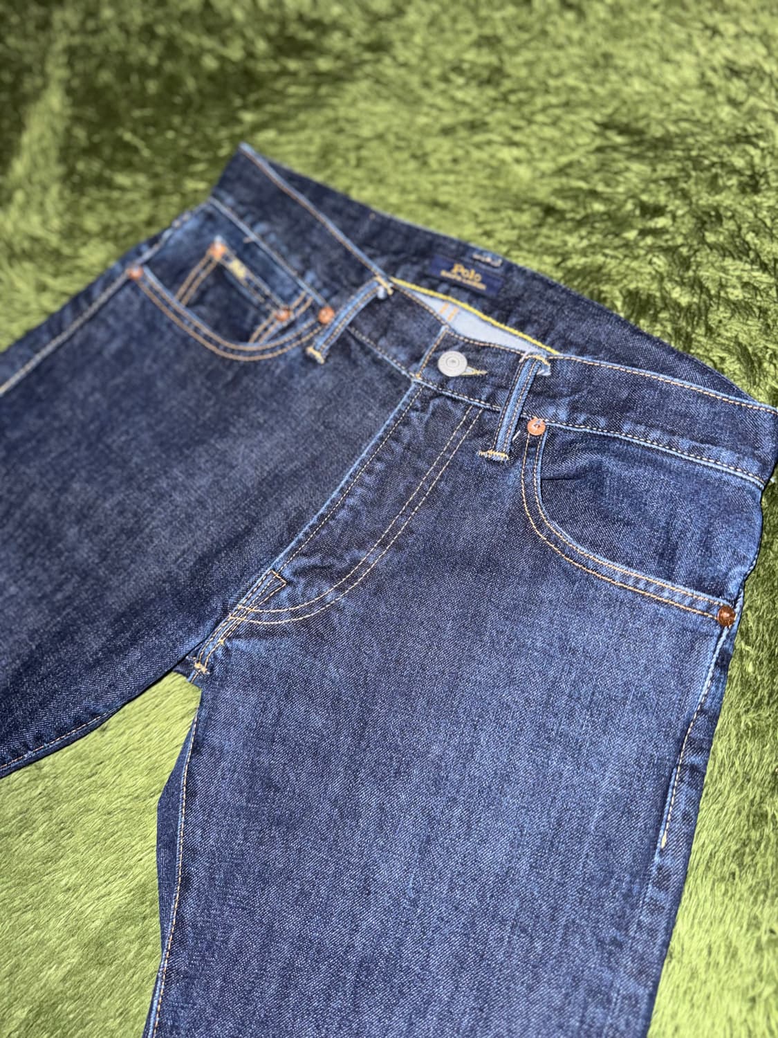 [28X30] 폴로 랄프로렌 재팬 릴리즈 워시드 데님 딥 인디고 상품이미지2