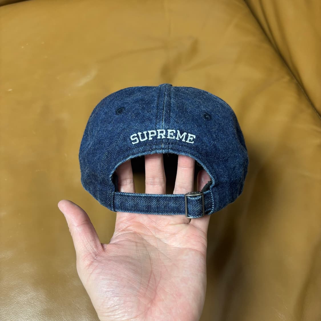 슈프림 S로고 6패널 볼캡 모자 22ss 케블라 데님 상품이미지7