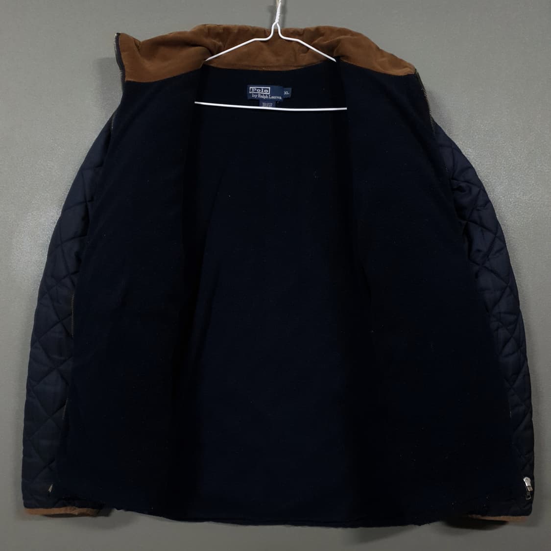 XL) 폴로 랄프로렌 USA 포니 코듀로이 골덴 배색 퀼팅 헌팅 자켓 상품이미지6