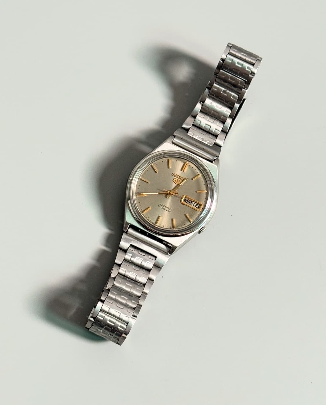 vintage SEIKO 5 Automatic metal watch 상품이미지2