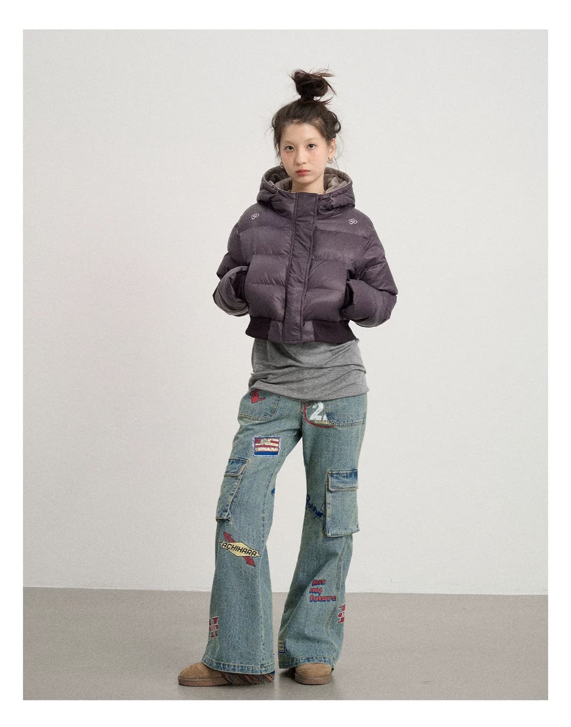 아치하라 숏패딩 M 상품이미지3