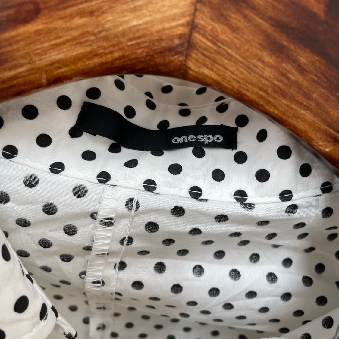 onespo 도트 멜빵 셔츠  상품이미지6