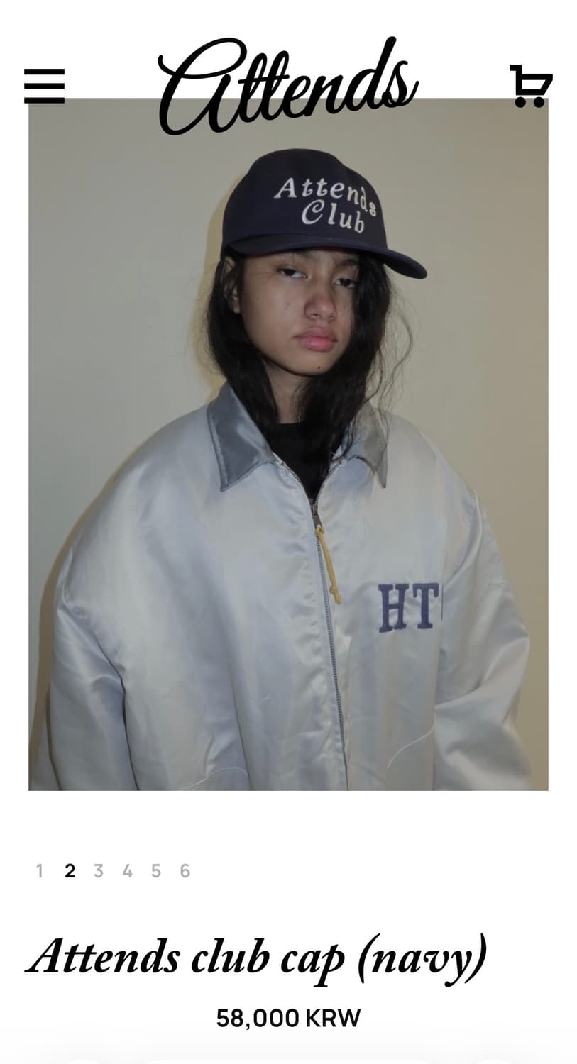 어텐즈 볼캡 상품이미지2