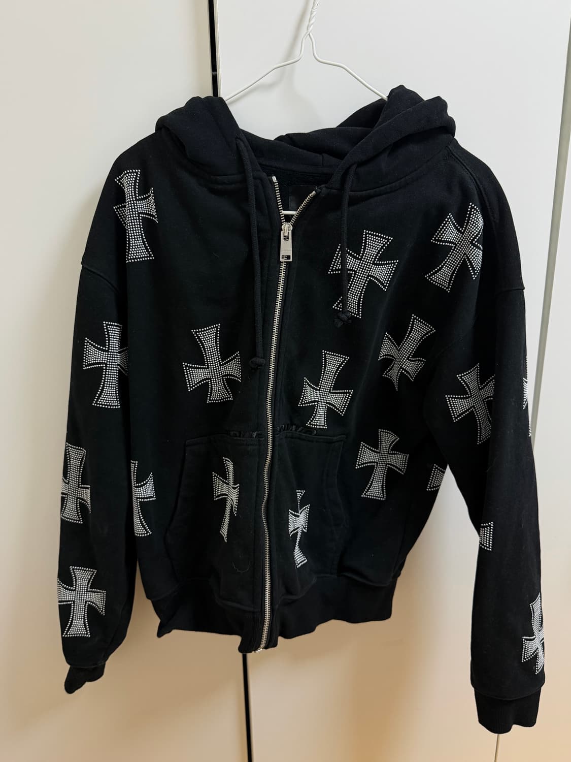 언노운런던 라인스톤 후드집업 원빈 후드집업  상품이미지1