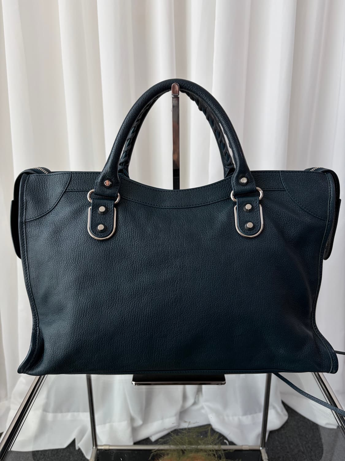 발렌시아가 클래식 메탈릭 엣지 시티 모터백 상품이미지4