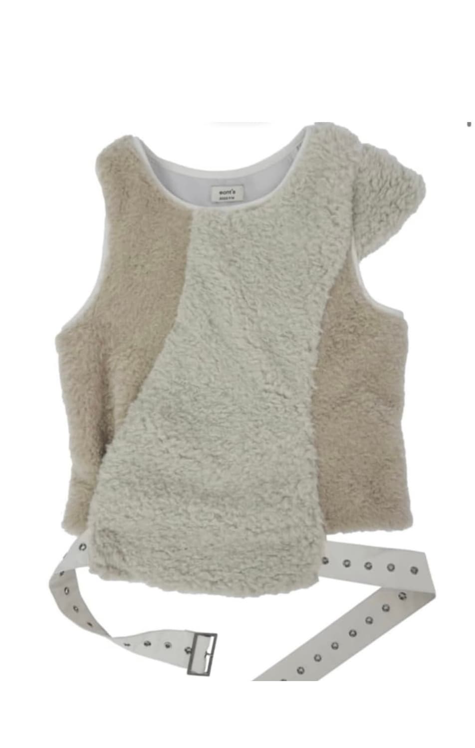 애옹쓰 무스탕 퍼 베스트 상품이미지1