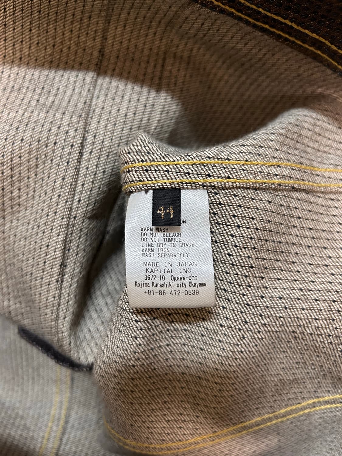 (44) 캐피탈 센츄리데님 no.5 웨스터너 롱 자켓 상품이미지6