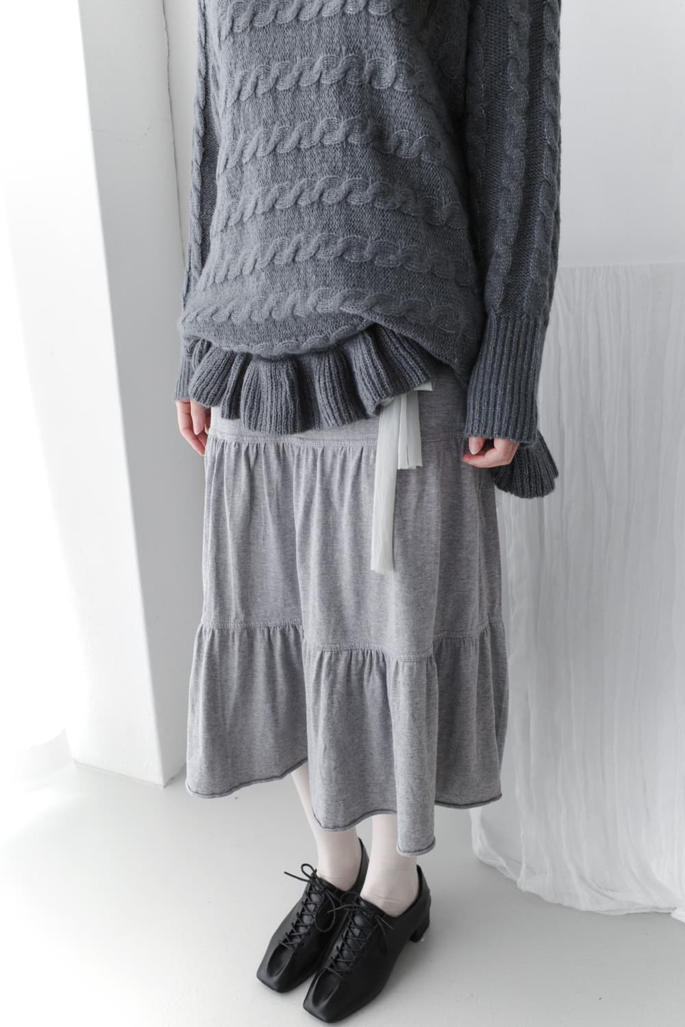 ribbon frill knit 상품이미지9