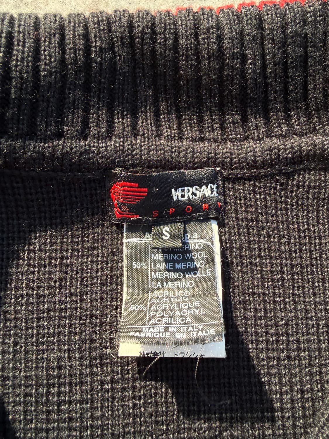 Versace 베르사체 스포츠 반집업 니트 상품이미지4