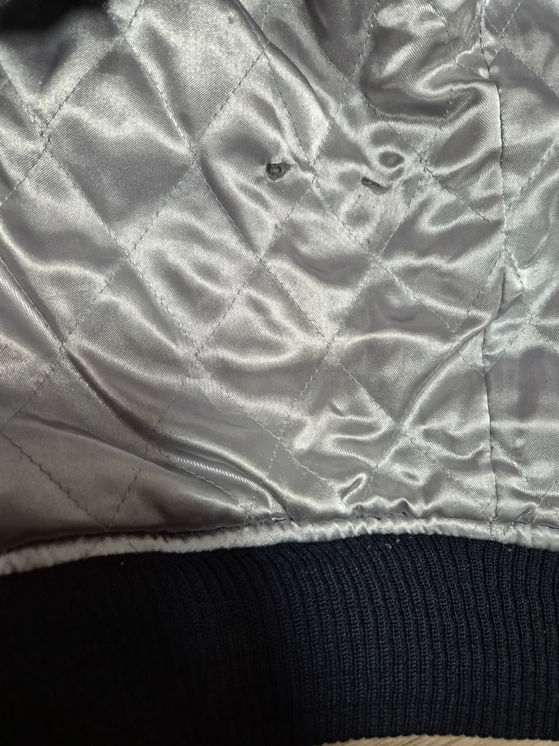 80's 이스트보이 소가죽 바시티 자켓 상품이미지8