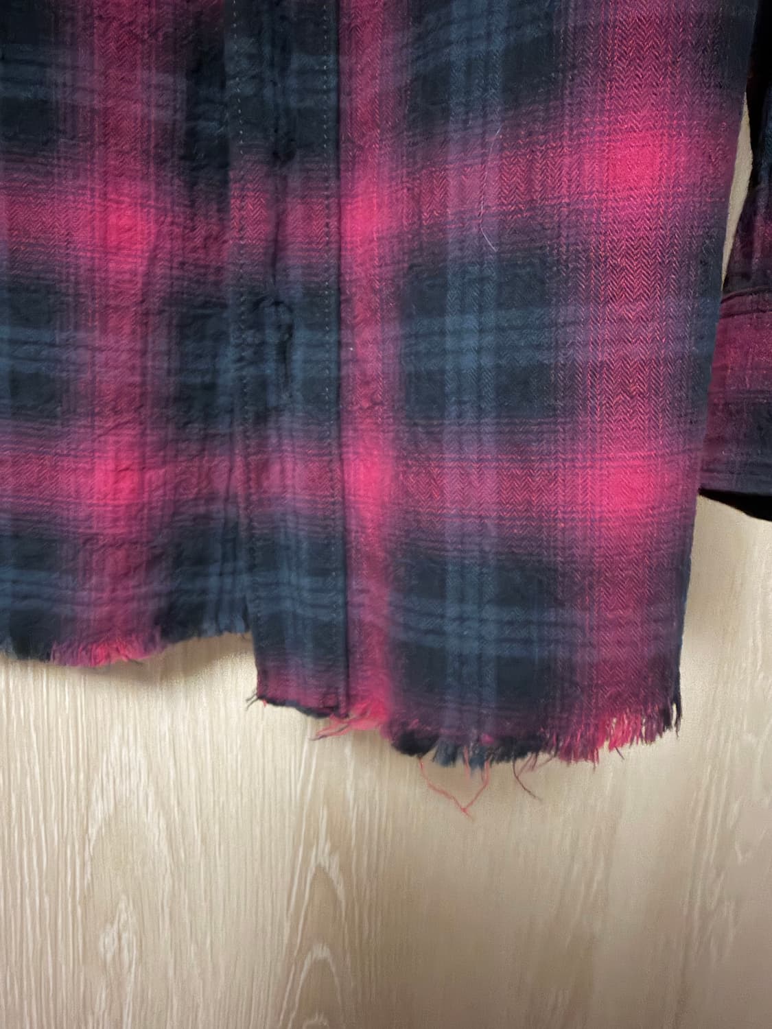 생로랑 체크셔츠 S 상품이미지3