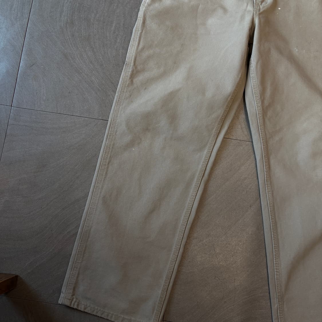 칼하트 정품 오리지널 라이트 그레이 카펜터 팬츠 상품이미지7