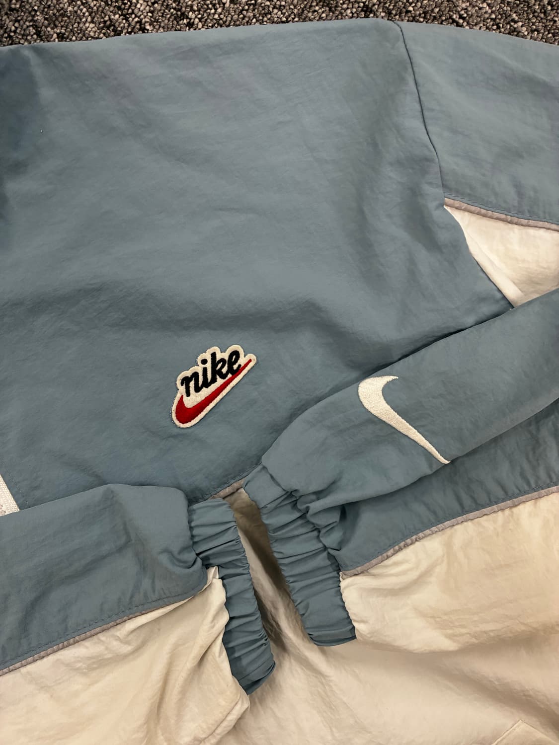 나이키 스카이블루 화이트 바람막이 XL 상품이미지6