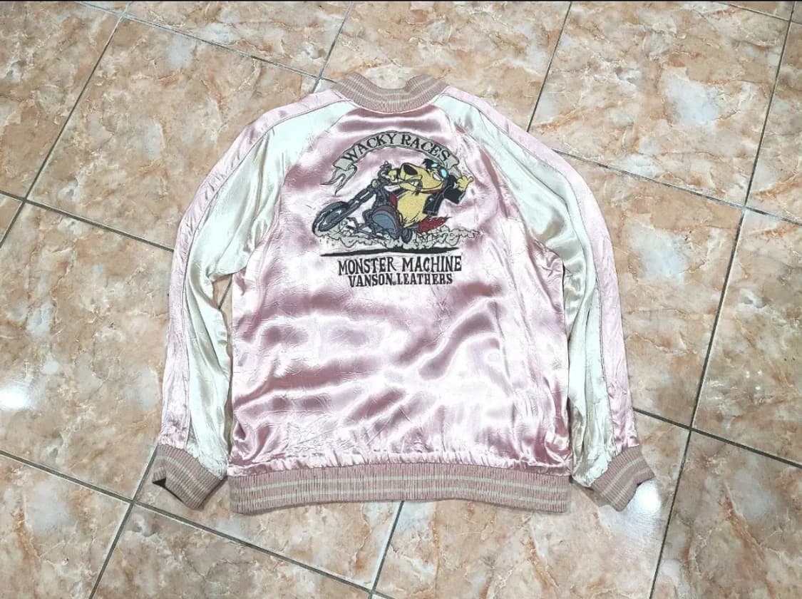 Vanson x  와키 레이스 리버시블 스카쟌 상품이미지1