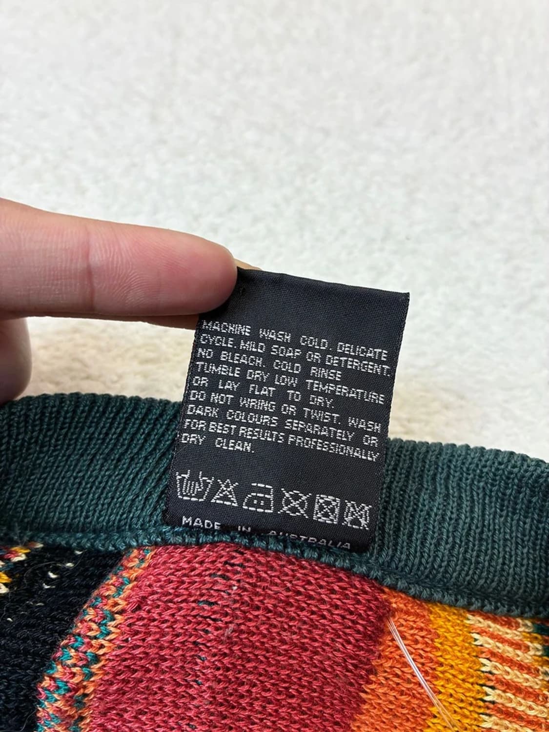 EMAROO 90's 케이블 3D 니트 크롭 가디건 PN6119 상품이미지6