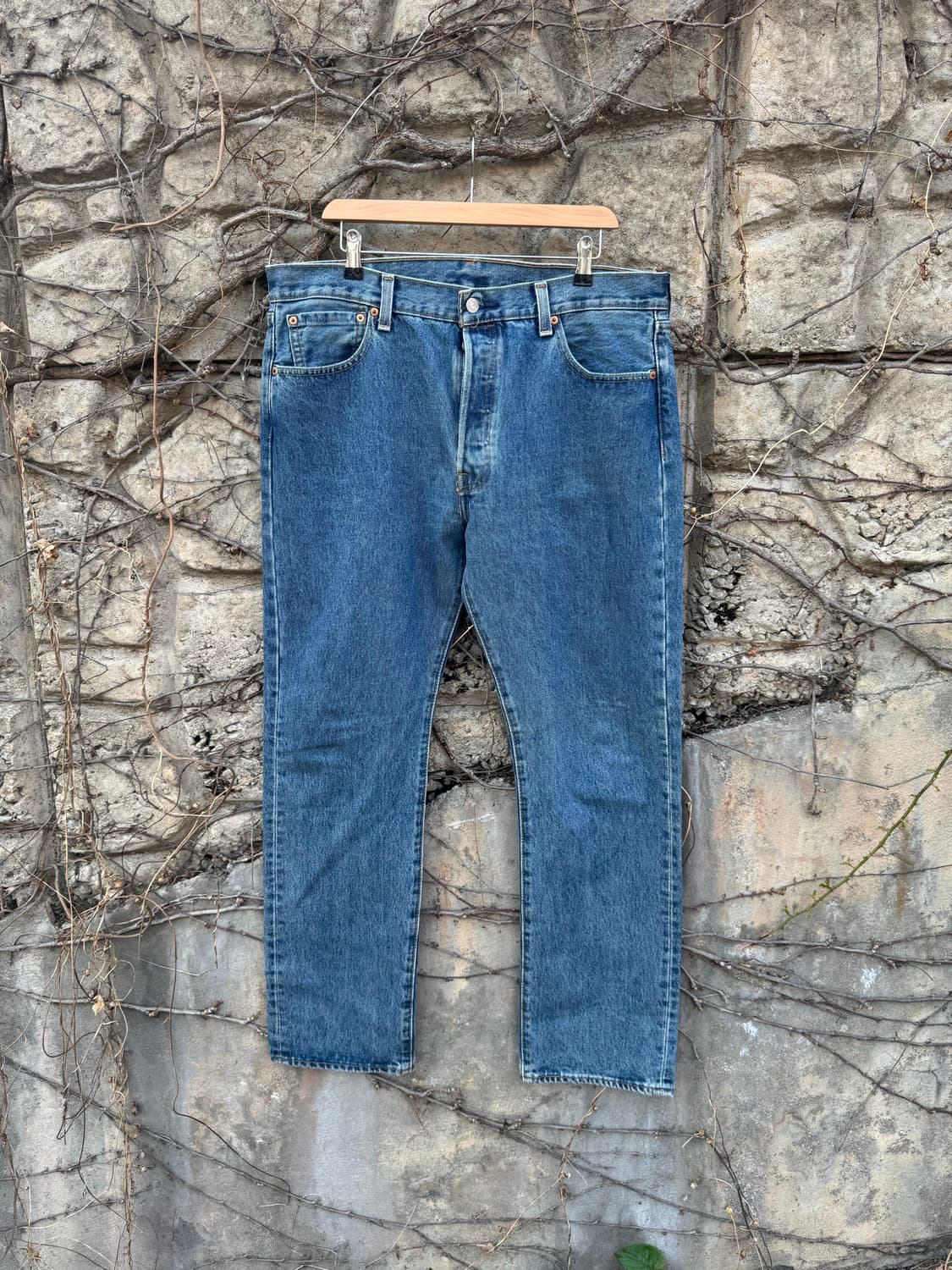리바이스 빈티지 501 워싱 데님 팬츠 36/32 상품이미지1