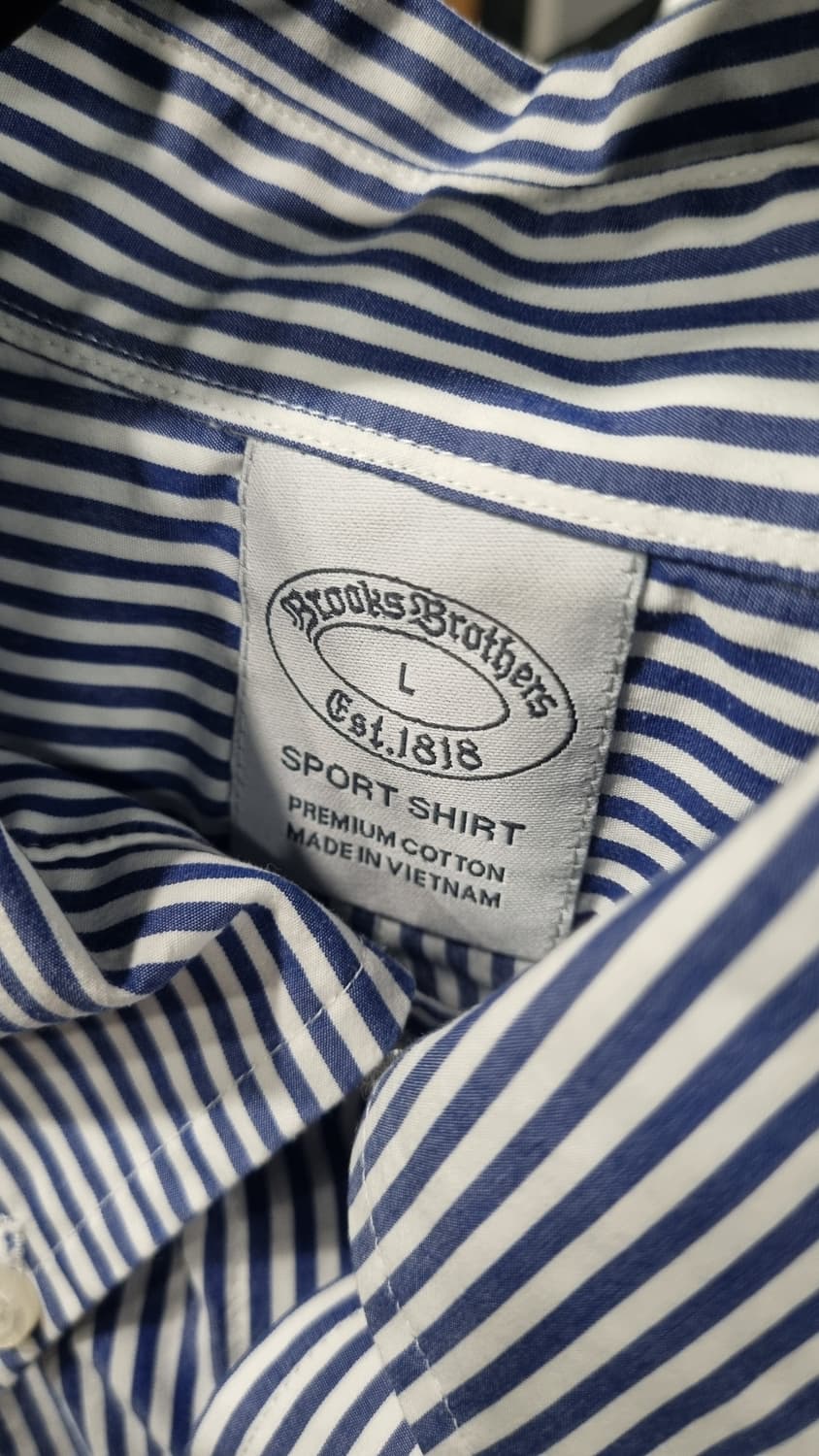 Brooks Brothers)) 스트라이프 셔츠 (국내 105사이즈) 상품이미지3