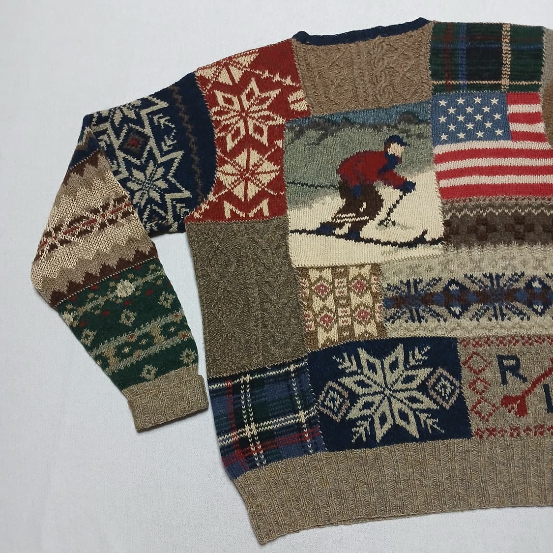 polo 폴로 랄프로렌 90s 일경물산 빈티지 니트 울 상품이미지4