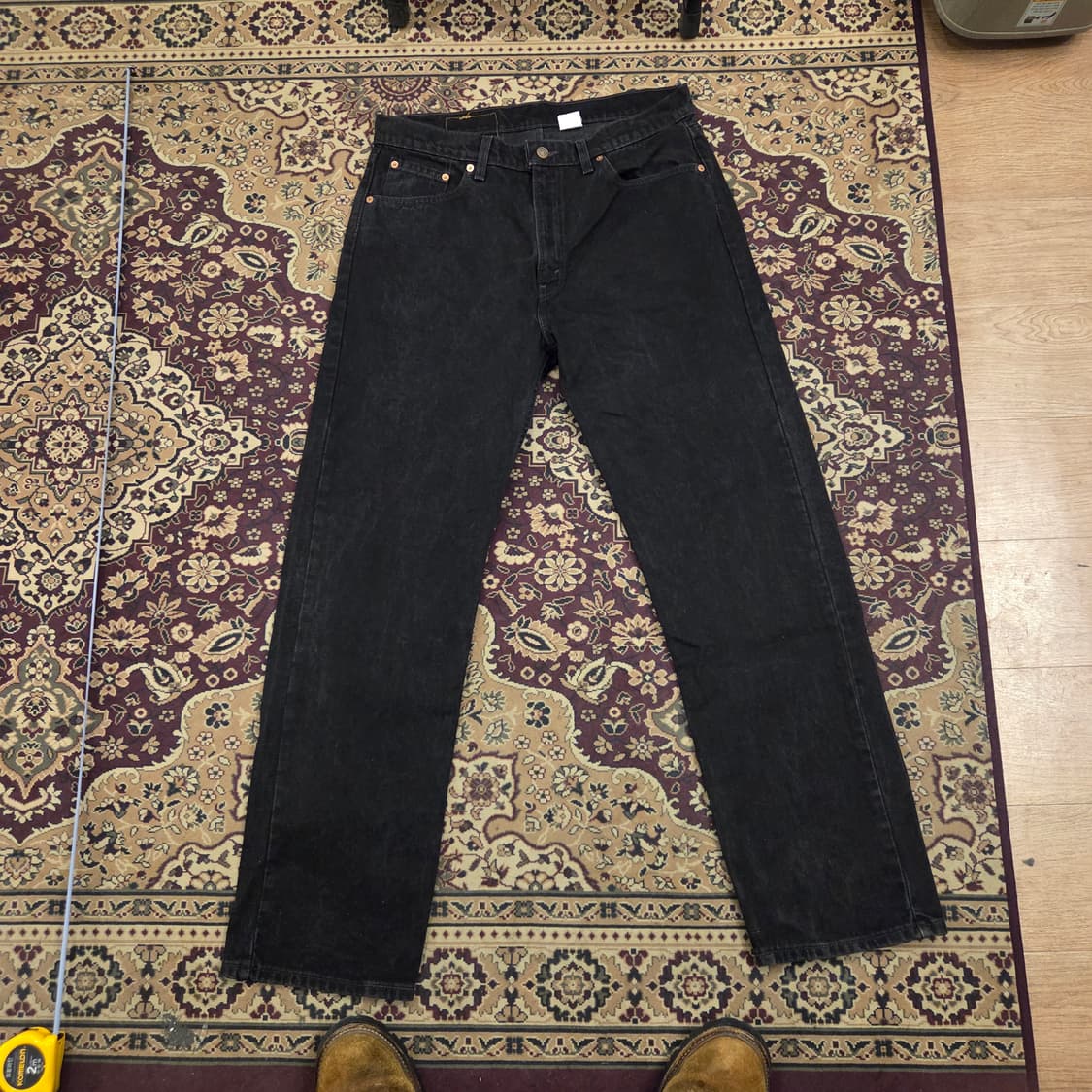 90s 리바이스 505 블랙진 흑청 made in usa 상품이미지1