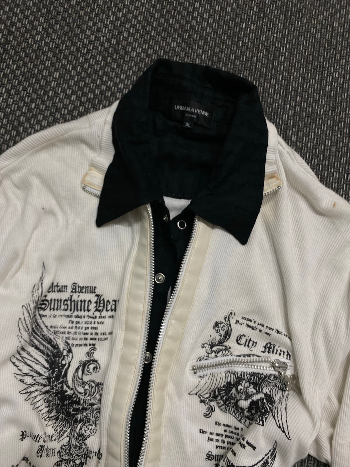 [Urban Avenue]2000s Printing Layered Zip 상품이미지7