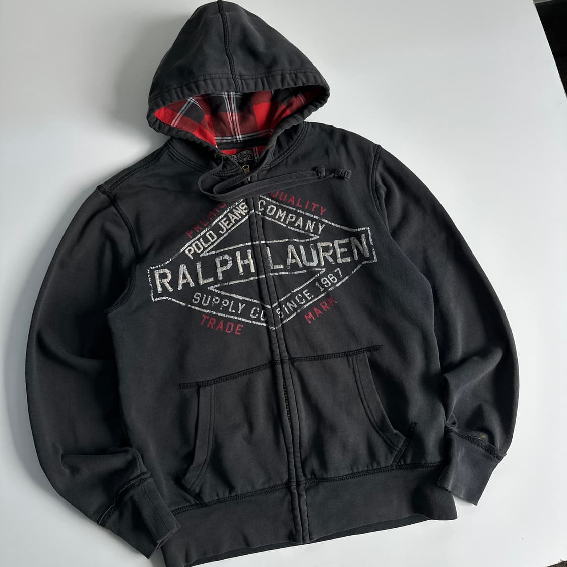 Polo 폴로 진스 라인 자수 후드집업-#원윜구매가능  Price:65, 상품이미지2