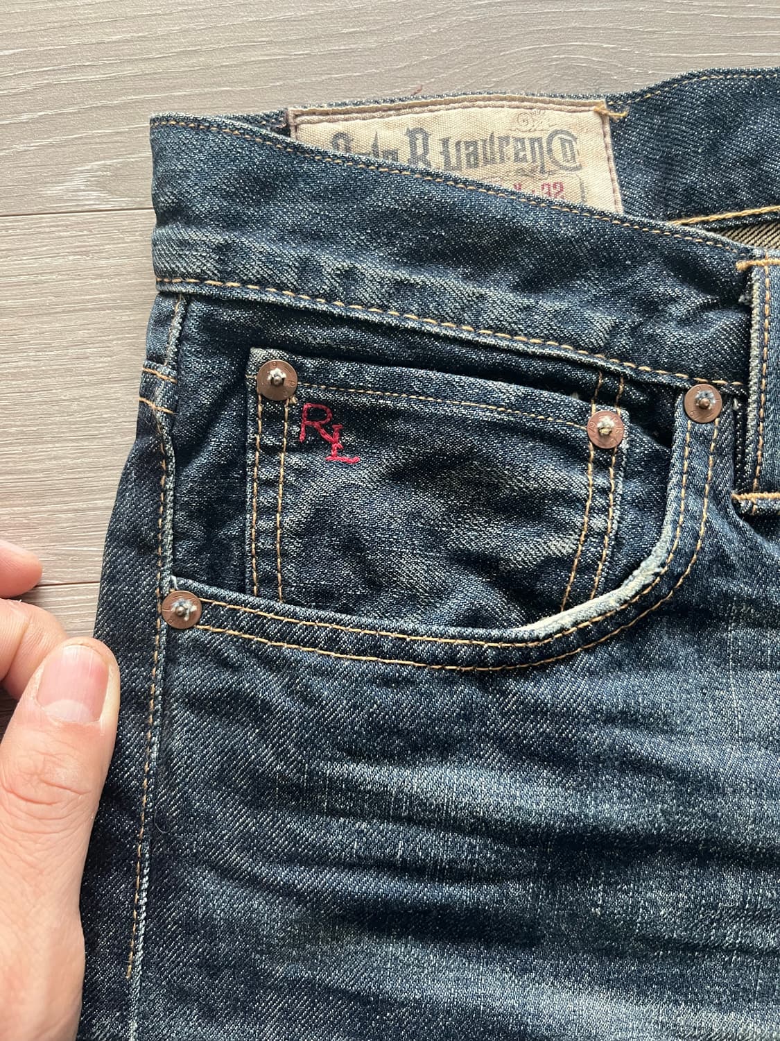 Polo selvedge denim 상품이미지4