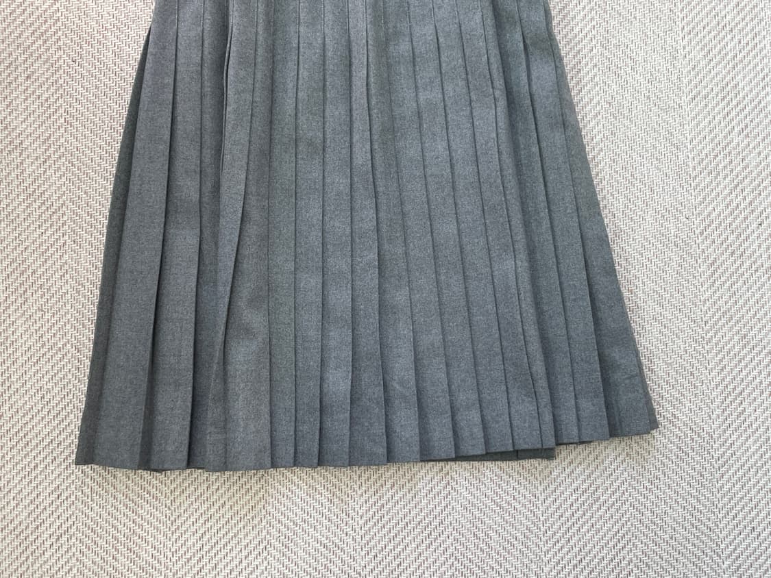 Burberry 버버리 밸티드 그레이 랩 스커트  상품이미지9