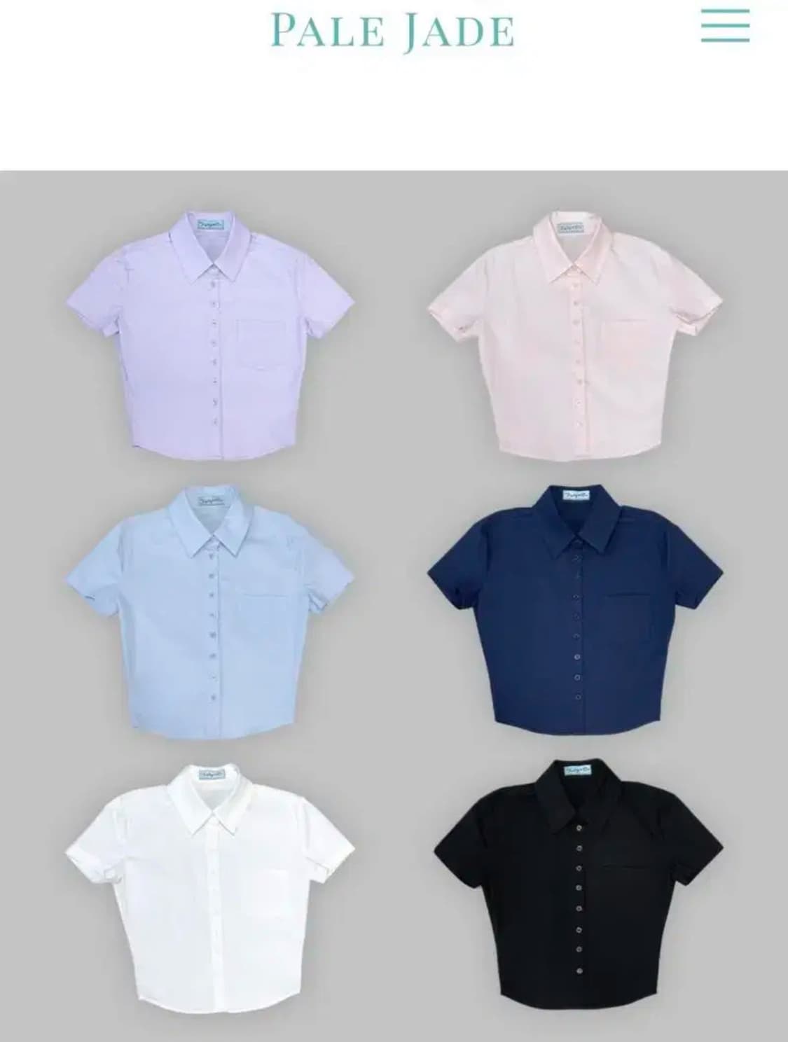 페일제이드 pj dress shirt (반팔셔츠) 2종  상품이미지2