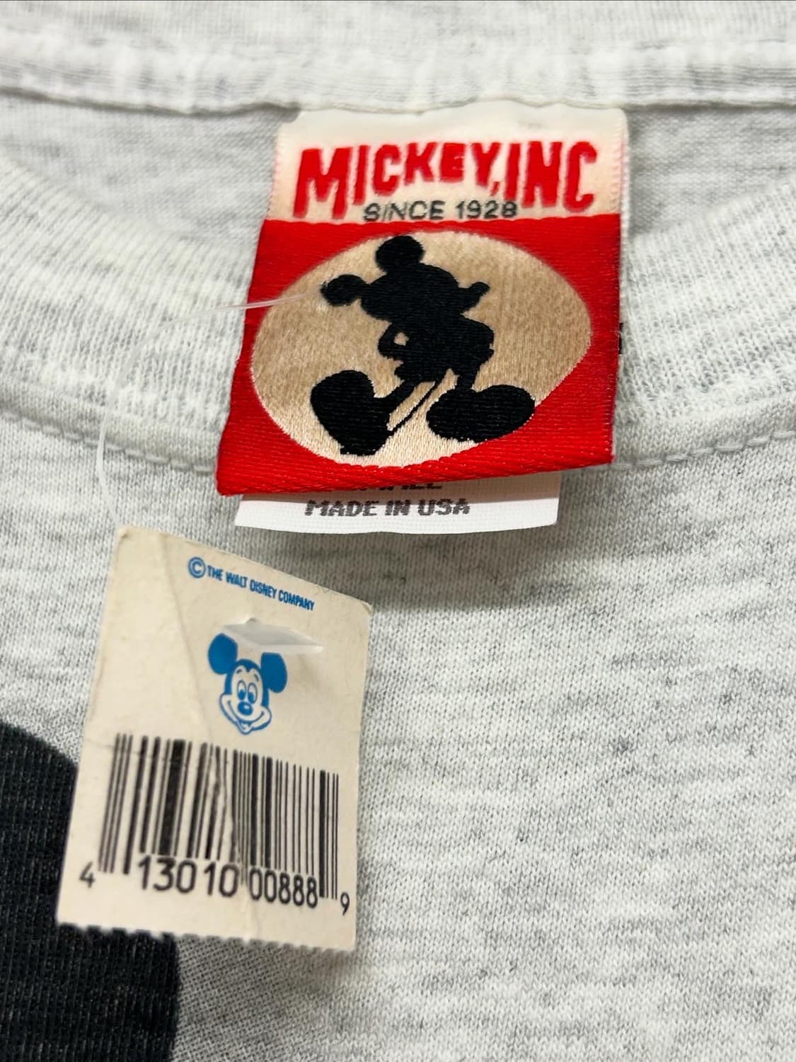 90s 미키마우스 티셔츠 (made in usa) 상품이미지3