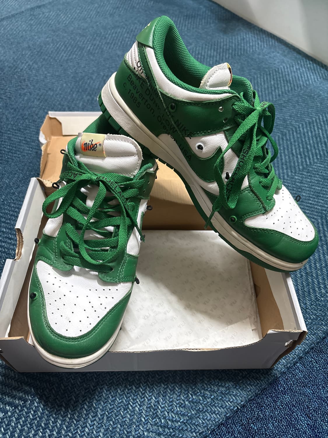 Nike Dunk Low x Off-White “Pine Green” 상품이미지2