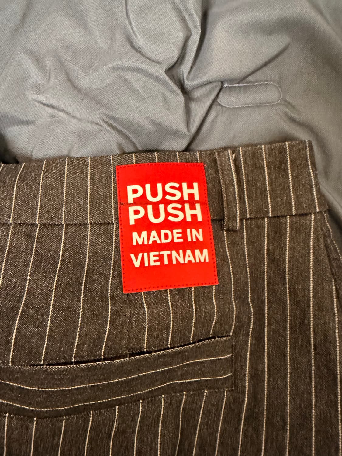 (1회착,XXL) pushpush PP 스트라이프 팬츠 상품이미지5