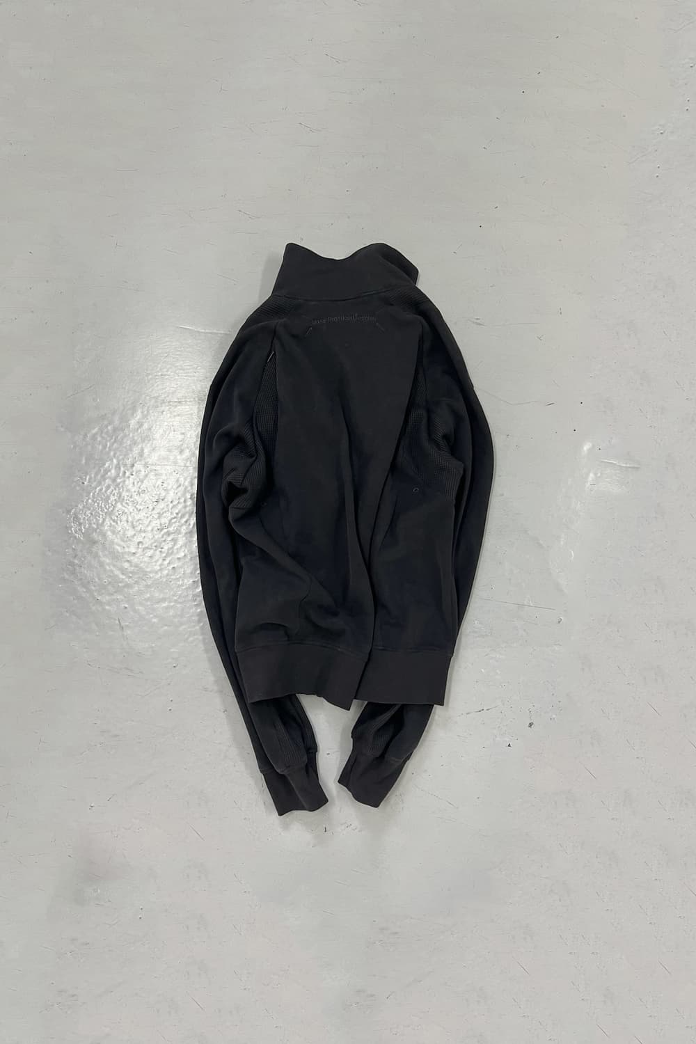 플라스틱프로덕트 contrast zipped jacket 블랙 상품이미지2