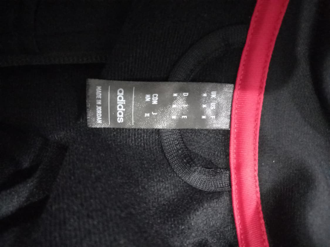 아디다스 맨유 검빨 트랙탑 저지 져지집업 100/L 상품이미지3