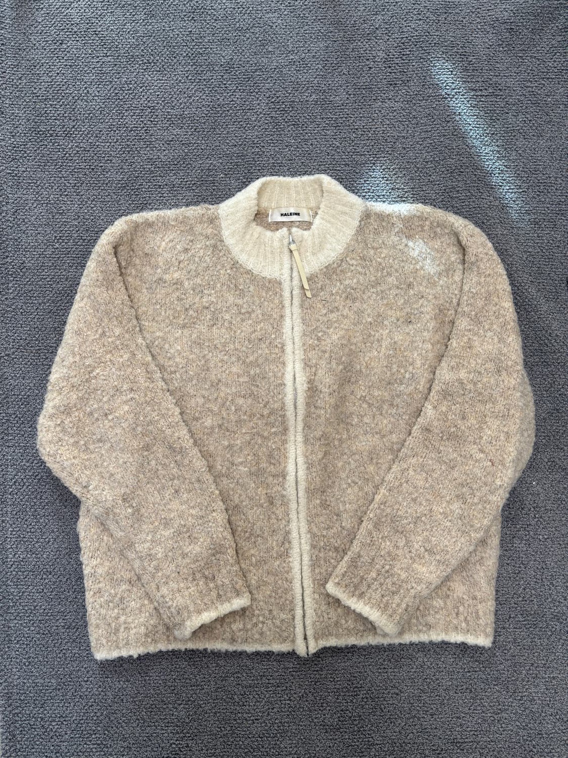 [2] 알렌느 Haleine 부클 니트 집업 판매 합니다 상품이미지3