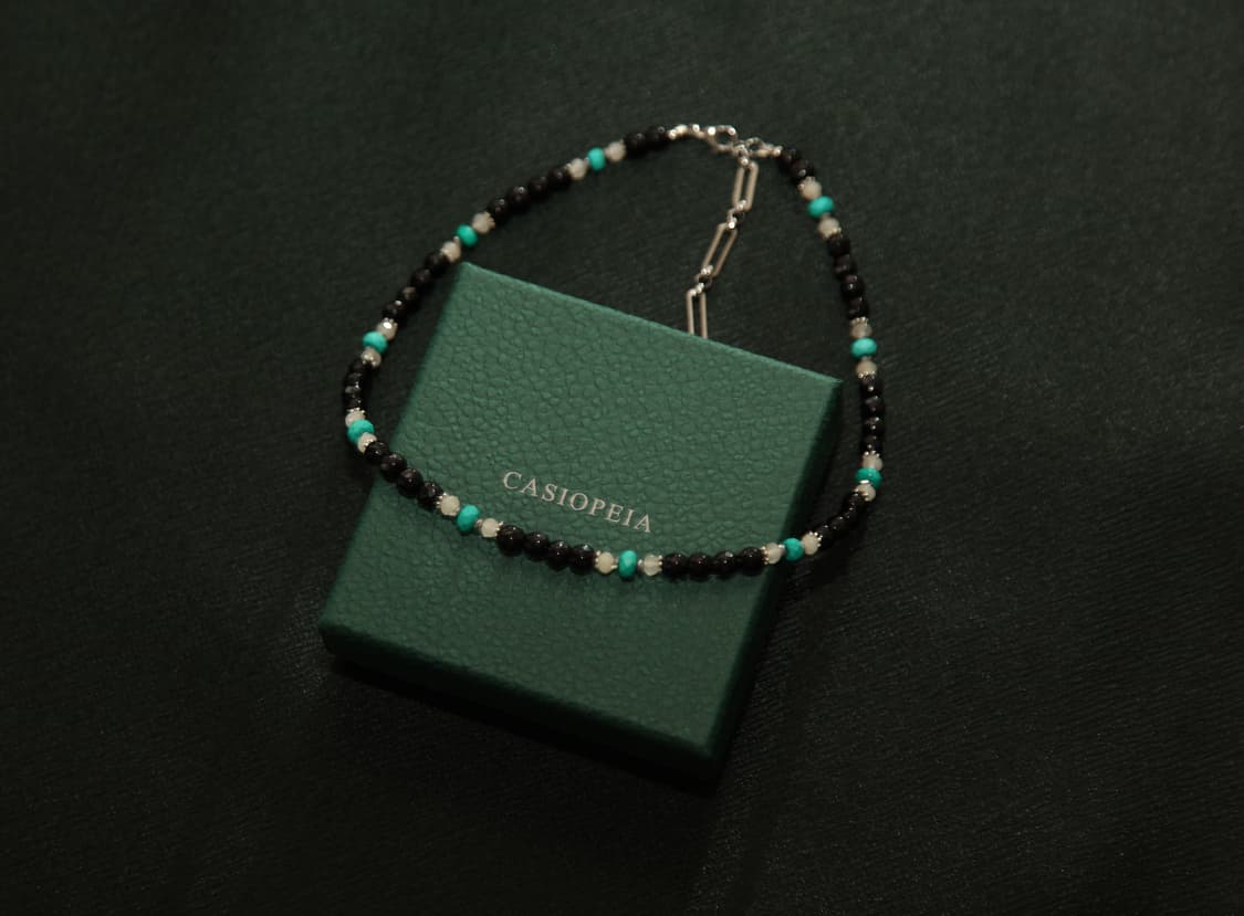 CASIOPEIA #041 Turquoise Zebra 오닉스 목걸이 상품이미지9