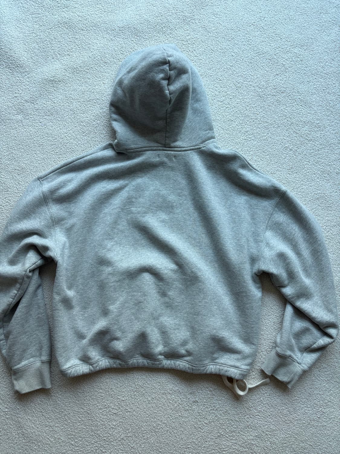 [L] O.FILES cropped adjustable hoodie 상품이미지2