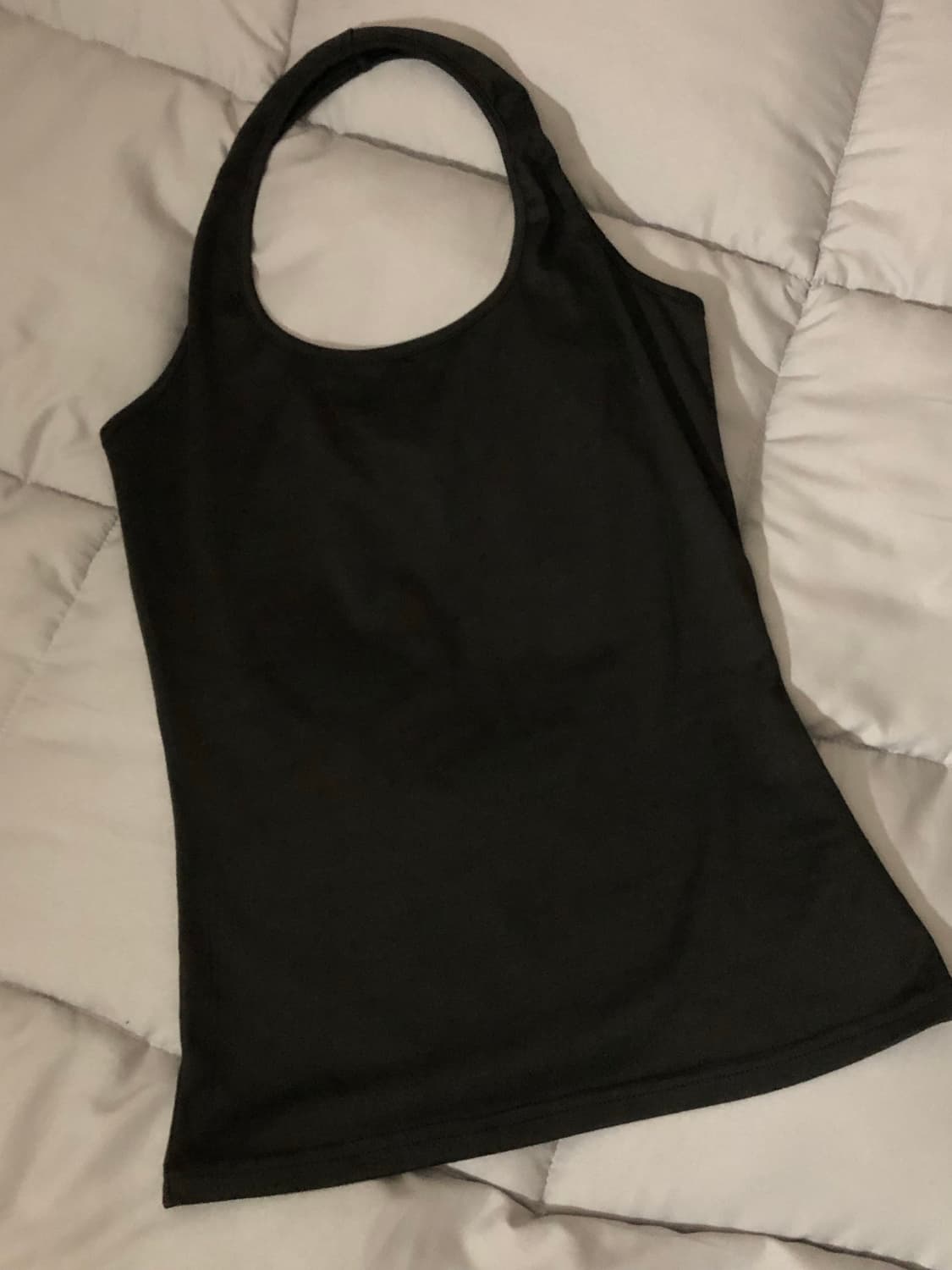 홀터넥 나시 (블랙,그레이,화이트) 상품이미지3