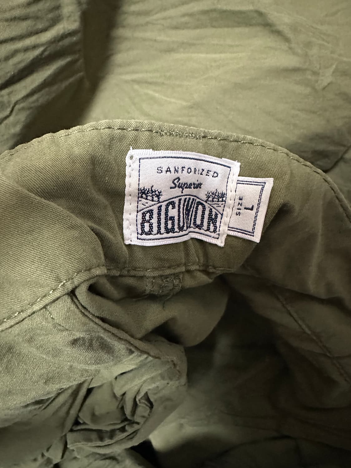 빅유니온 정글 팬츠 올리브 상품이미지3