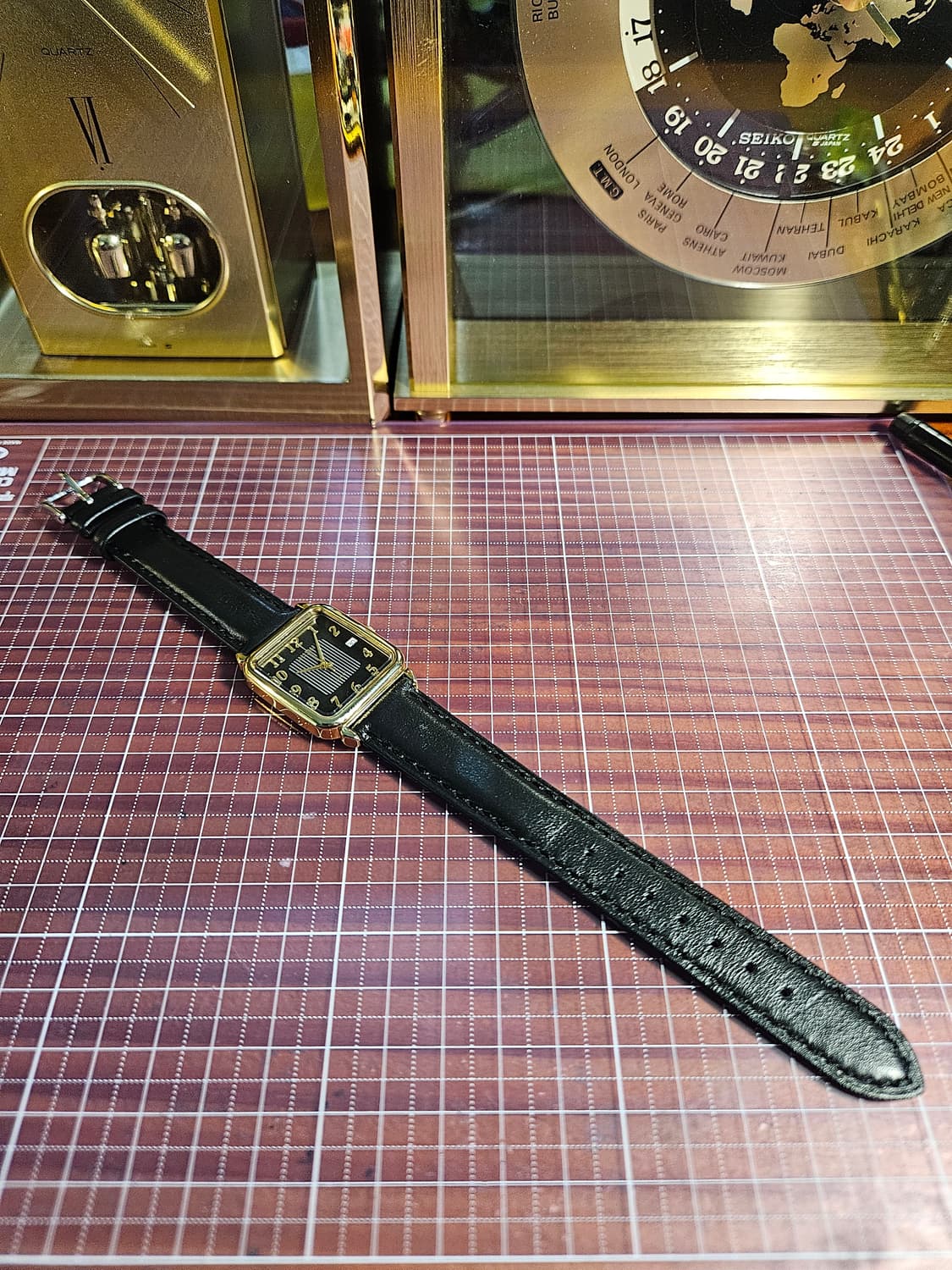 timex acqua 아쿠아 빈티지 쿼츠 남성 가죽시계 상품이미지5