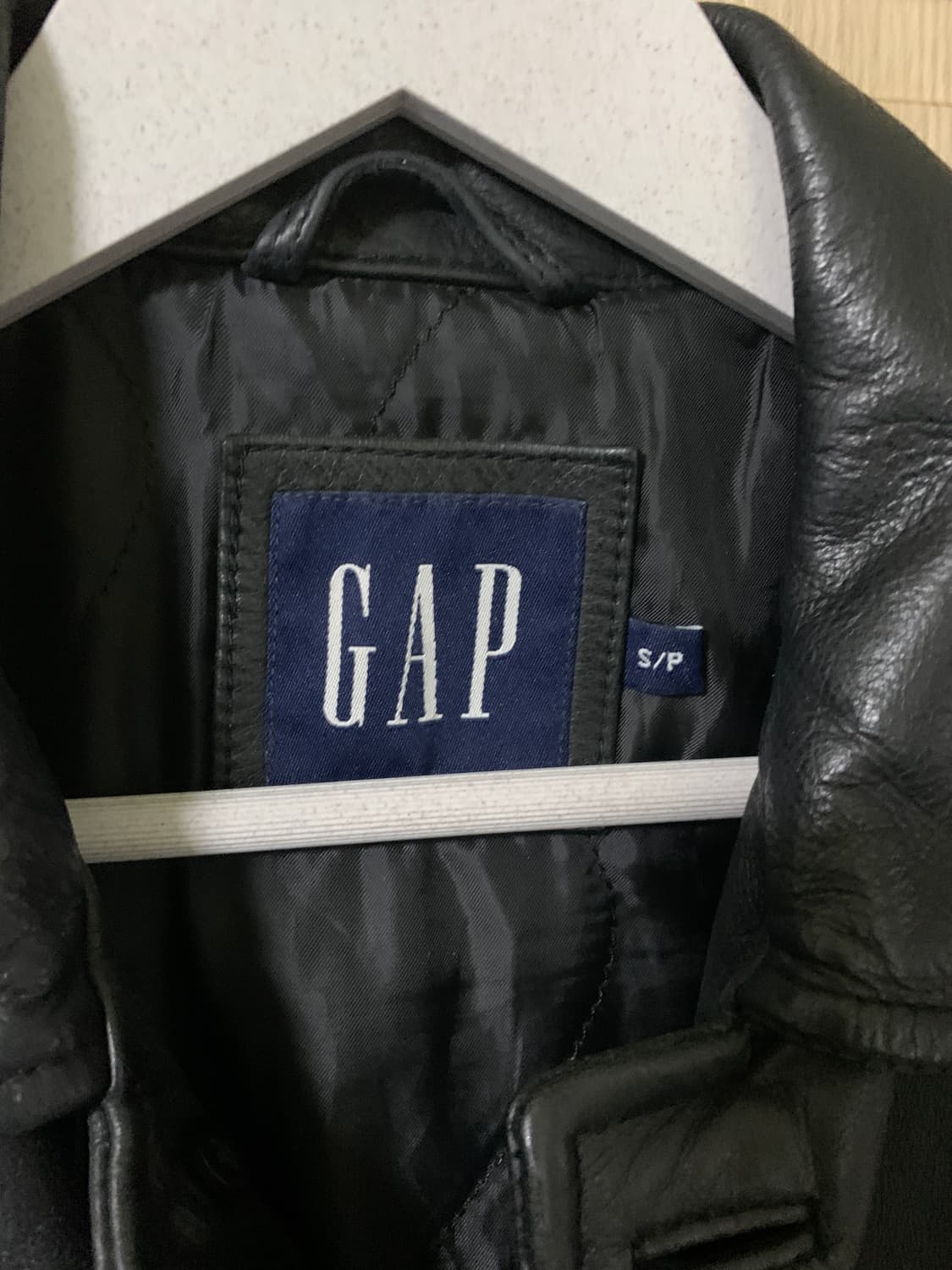 올드 갭 레더 가죽 카 코트 S 상품이미지2