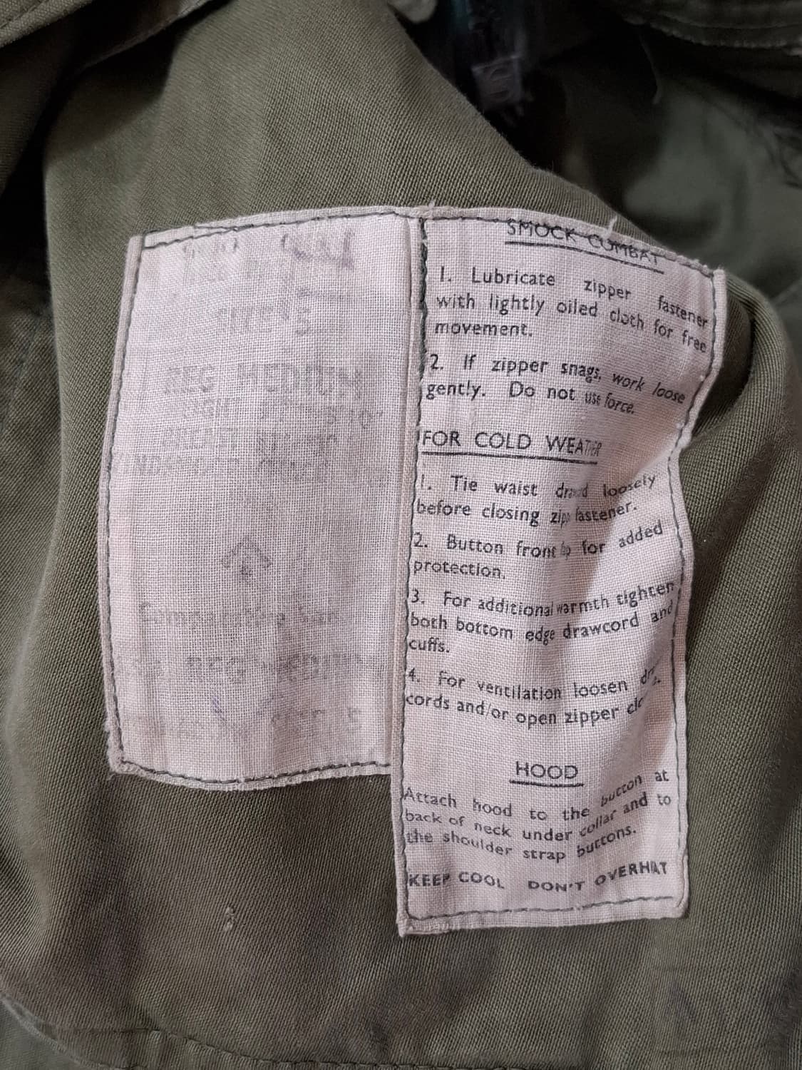 60s 영국군 스목 필드자켓 P1960 상품이미지4