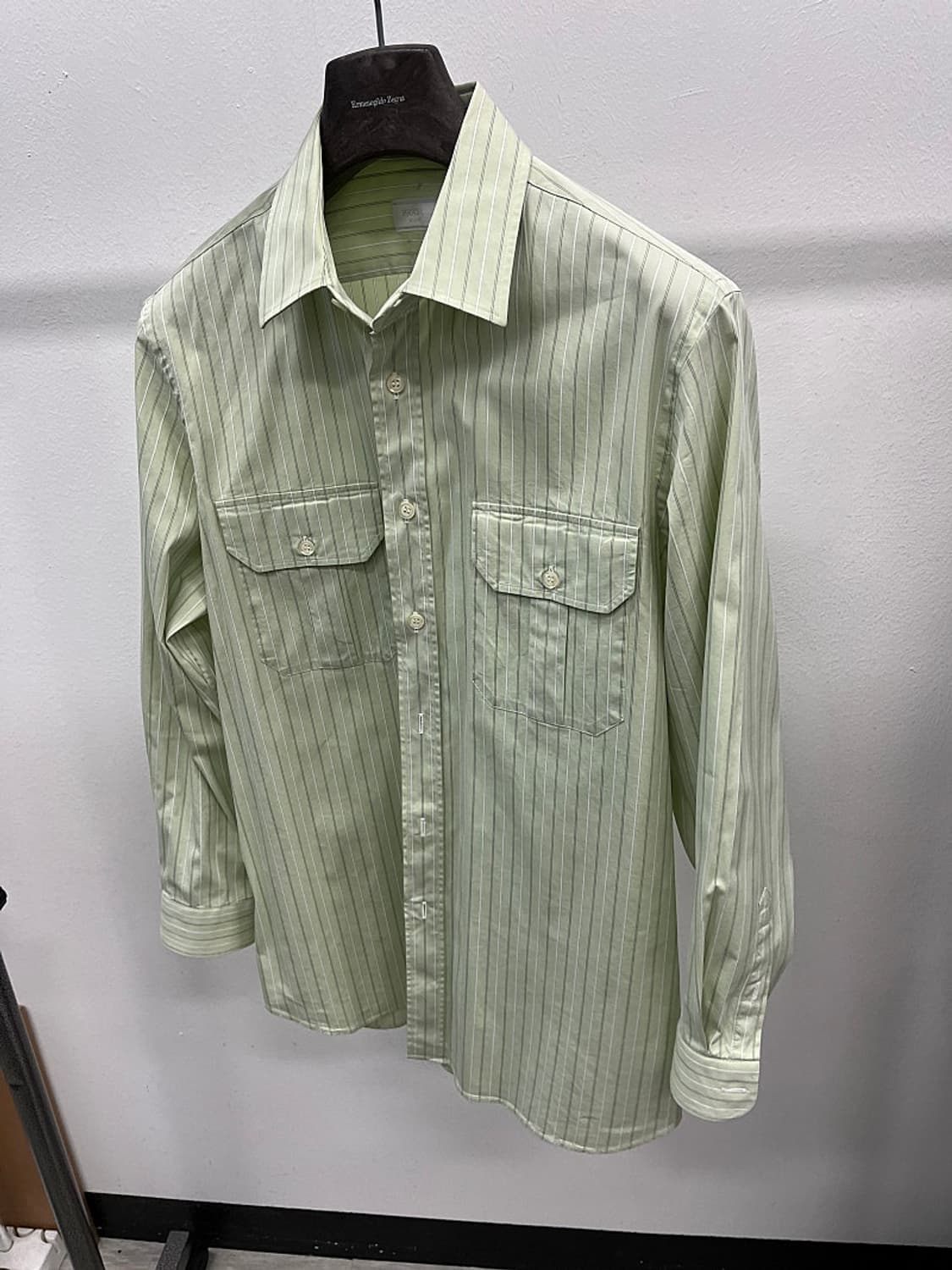 100) 프라다 메론 투포켓 셔츠  상품이미지1