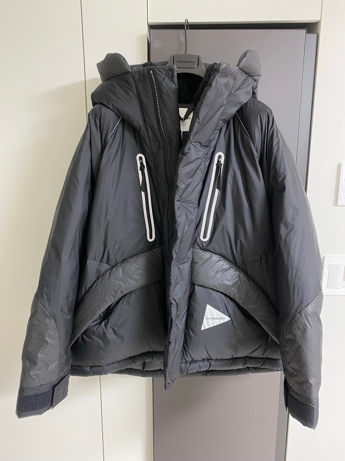 앤드원더 립스탑 로프텍 패딩 자켓 L/XL 상품이미지1