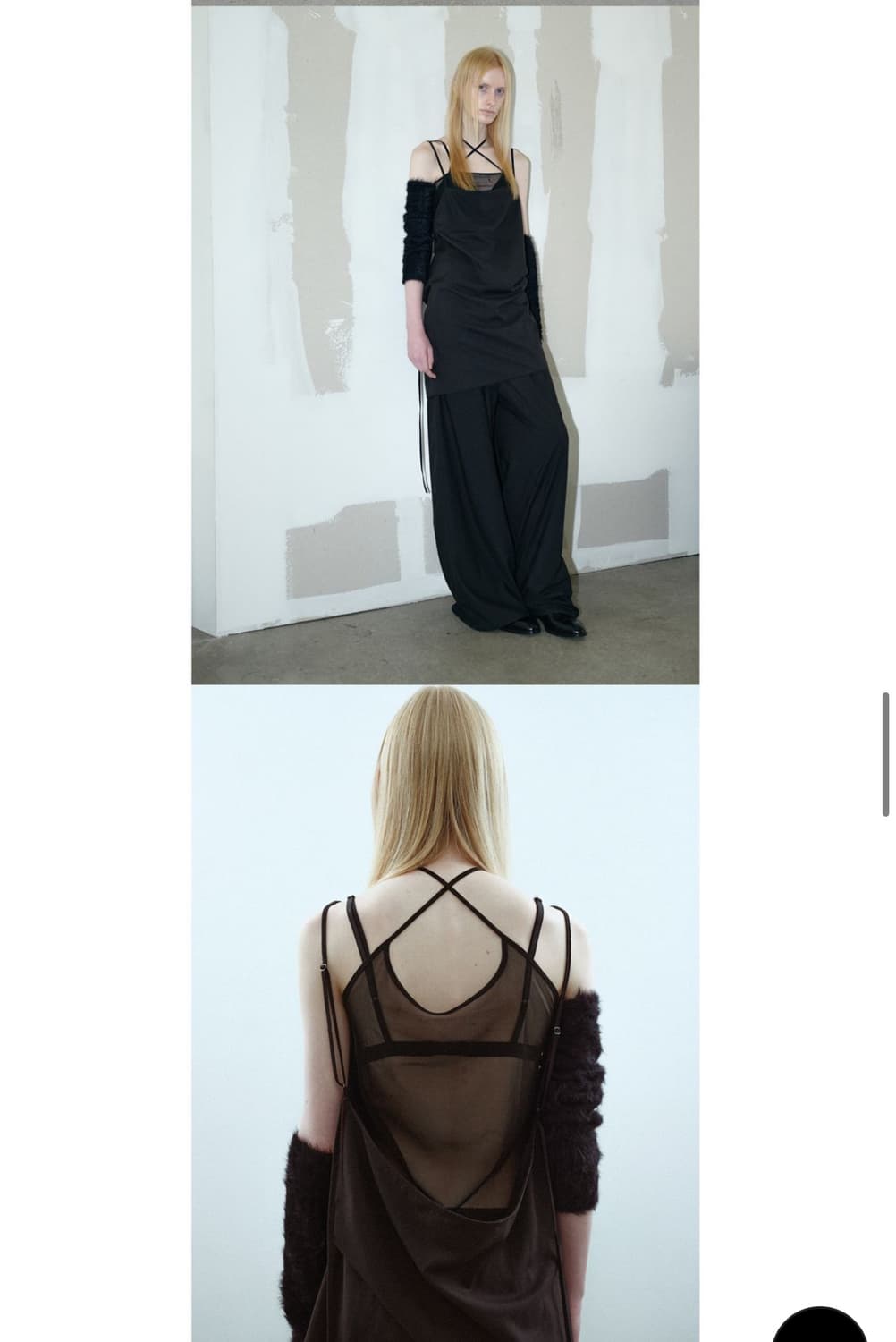 낫띵에브리띵 BACKLESS STRAP DRESS IN BLACK 상품이미지3