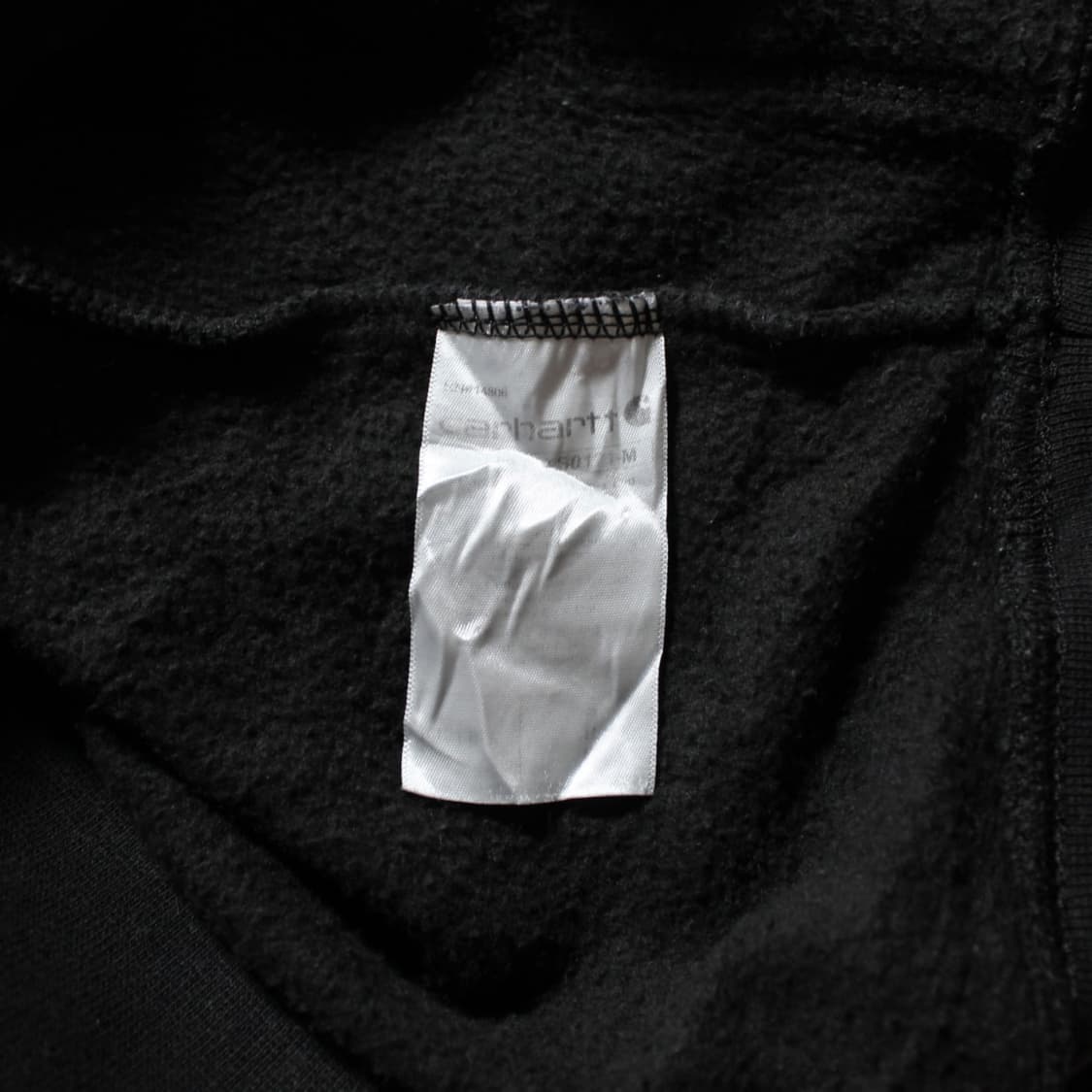 Carhartt 칼하트 블랙 기모 후드티  상품이미지4