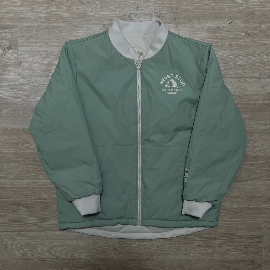 노스페이스 키즈 리버시블 퀼팅점퍼 [아이보리] 140 (9-10세) 상품이미지5