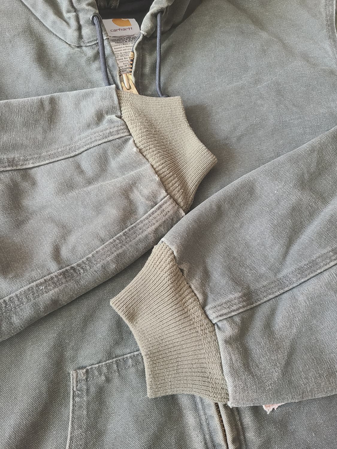 칼하트 j130 mos 모스그린 액티브 자켓 상품이미지5