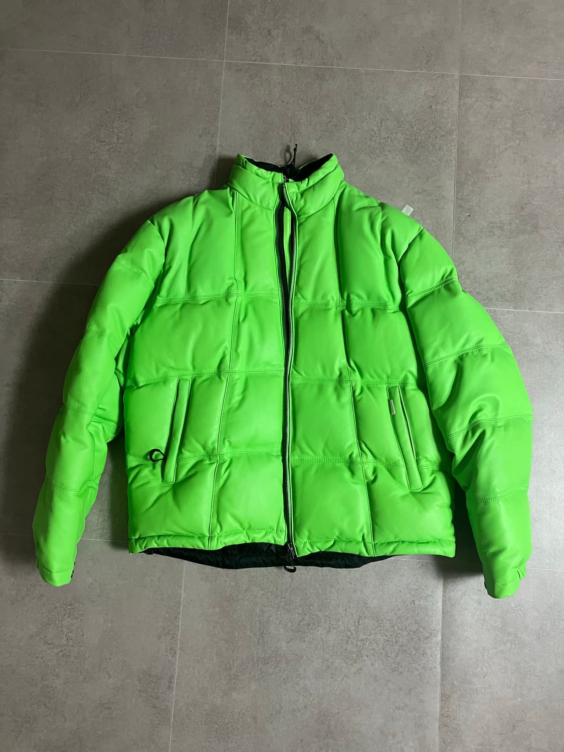 Fetch 패치 레더 폴리쉬 구스 챌린저 자켓 상품이미지1