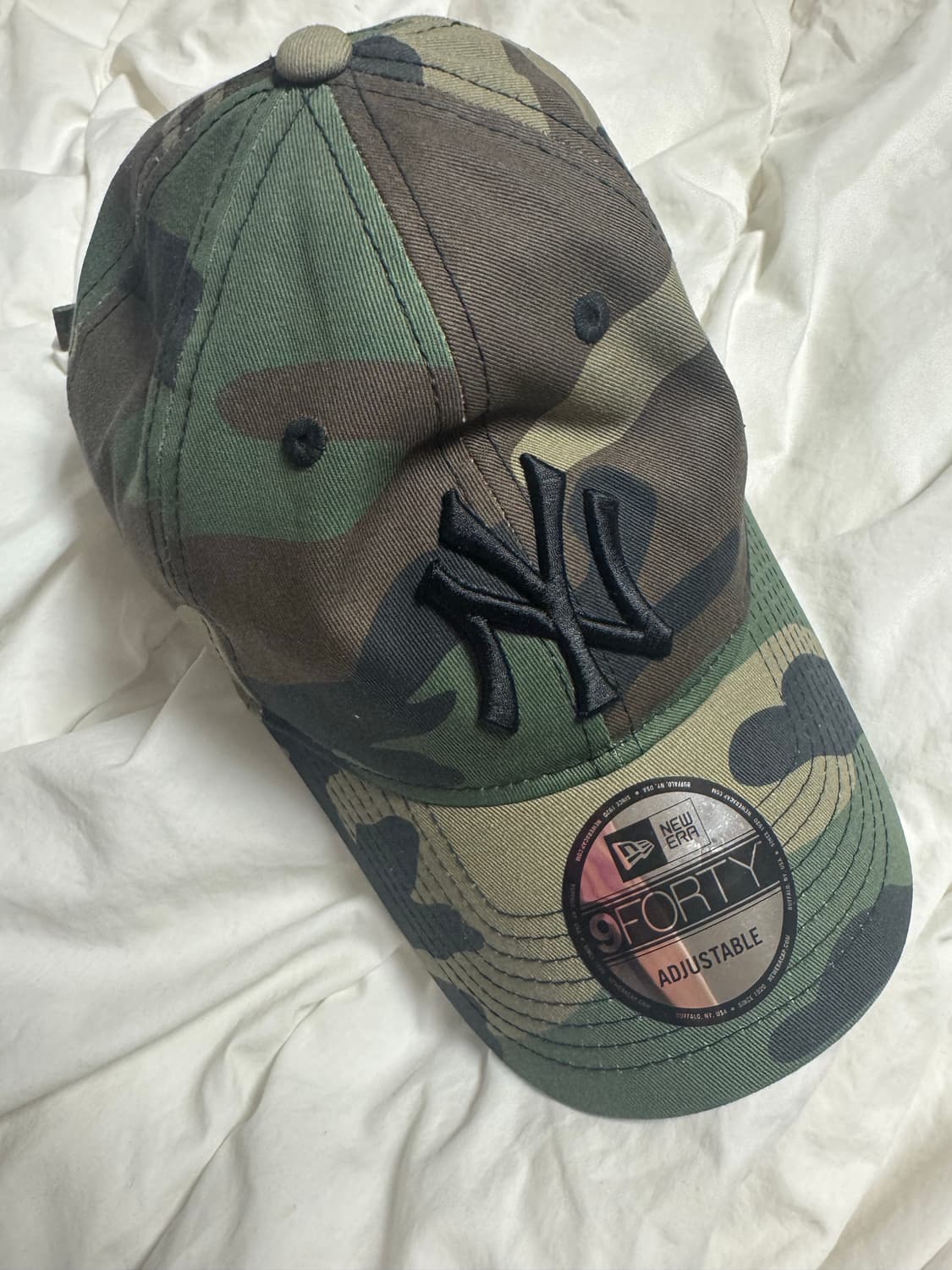 뉴에라 mlb 언스트럭쳐 볼캡 카모 우드랜드 상품이미지2